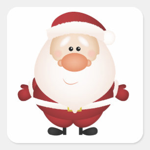 Hugs from Santa Claus Sticker