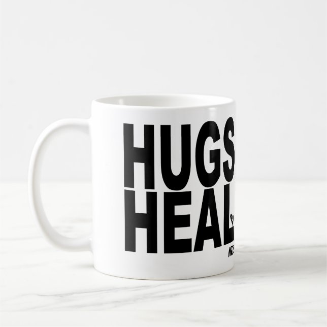 HUGS HEAL Coffee Mug (Left)