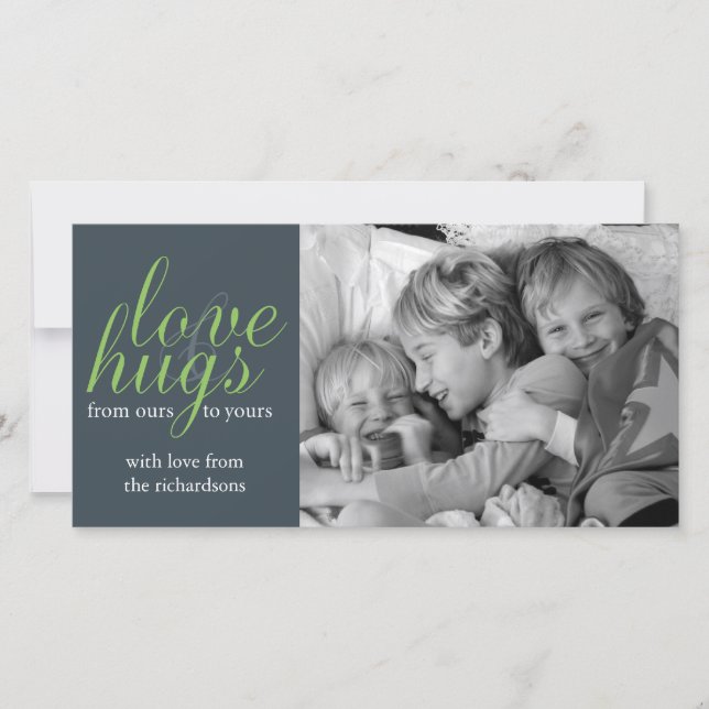 Hugs Holiday Card (Front)