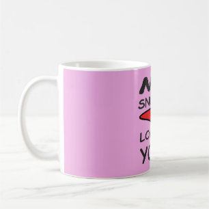 Hugs kind of love message with design coffee mug