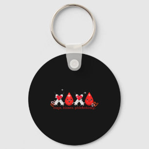 Hugs Kiss Phlebotomy Valentines Phlebotomist Lab T Key Ring
