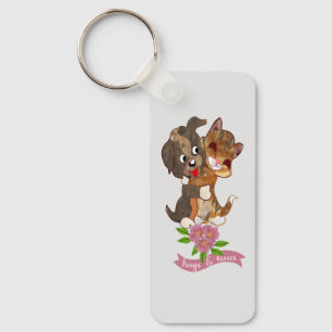 Hugs & Kisses  Key Ring