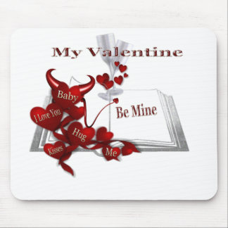 hugs & kisses , me mouse mat