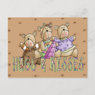 Hugs & Kisses Postcard