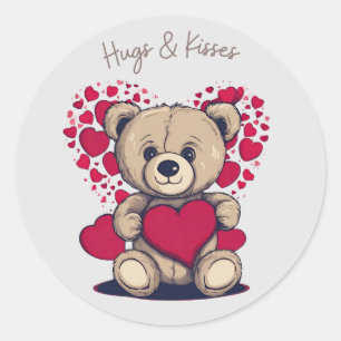 Hugs & Kisses Sticker