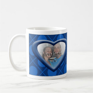 Hugs & Kisses XOXO Customisable Heart Photo Mug