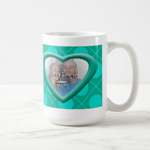 Hugs & Kisses XOXO Heart Photo Mug