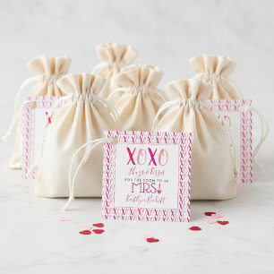 Hugs & Kisses (XOXO) Valentine's Day Bridal Shower Favour Tags