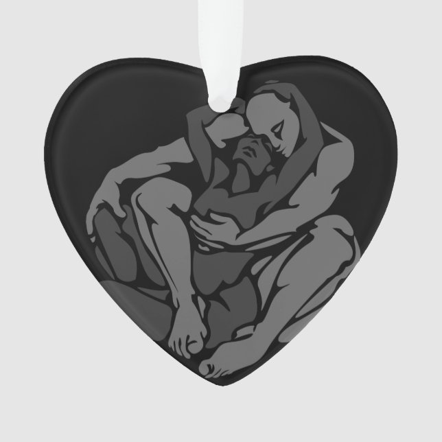 Hugs Ornament - Personalised Love Gifts (Front)