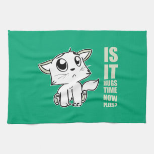 Hugs time tea towel