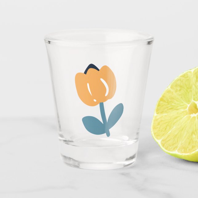 Hugs, Wet Noses, and Spring Vibes – Playful Pet Shot Glass (Front)