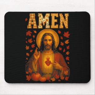 Hugvyn Amen Fall Jesus Christian Bible Verses Than Mouse Mat