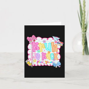 Hugvyn Back To School_ Bruh We Back Third Grade Te Card