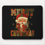 Hugvyn Christmas Santa Claus Patchwork Merry Chris Mouse Mat<br><div class="desc">Hugvyn Christmas Santa Claus Patchwork Merry Christmas 2025 3</div>