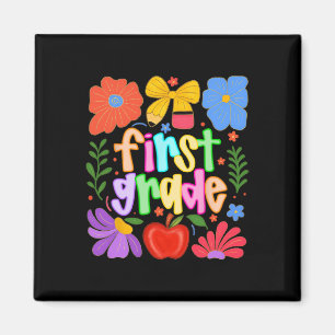 Hugvyn Ck To School First Grade Preppy Teacher Kid Magnet