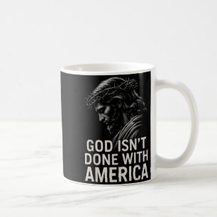 Hugvyn God Isn’t Done With America Christian Faith Coffee Mug