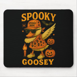 Hugvyn Halloween Spooky Goosey Halloween Silly Goo Mouse Mat