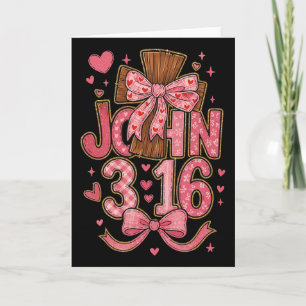Hugvyn John 316 Valentine Loved Christian Preppy C Card
