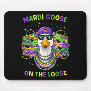 Hugvyn Mardi Gras Goose On The Loose Fat Tuesday C Mouse Mat
