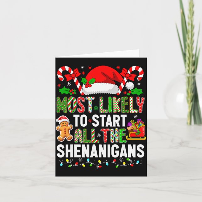 Hugvyn Most Likely To Start All The Shenanigans Ch Card (Front)