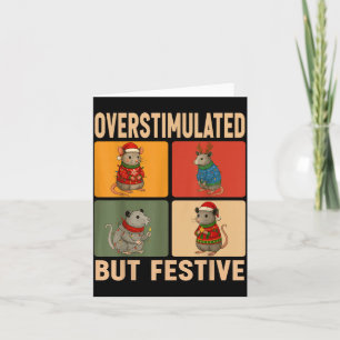 Hugvyn Overstimulated But Festive Ssum Christmas O Card