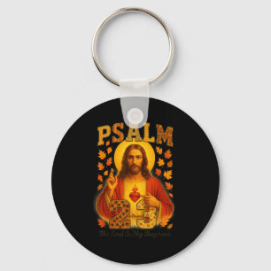 Hugvyn Psalm 23 The Lord Is My Shepherd Faith Fall Key Ring