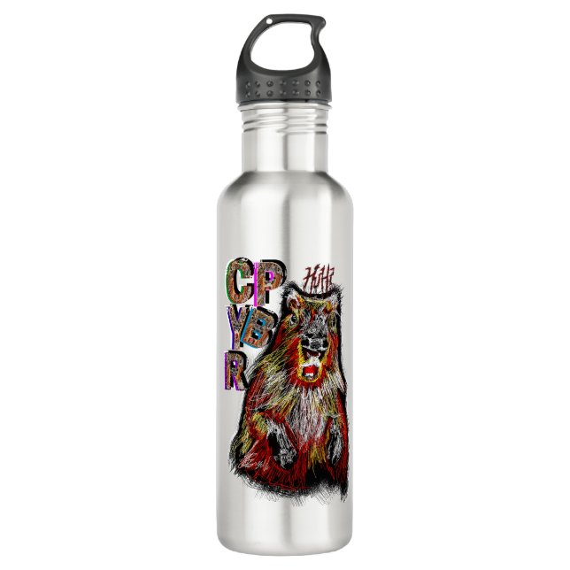 "HUH" CAPYBARA 710 ML WATER BOTTLE (Front)