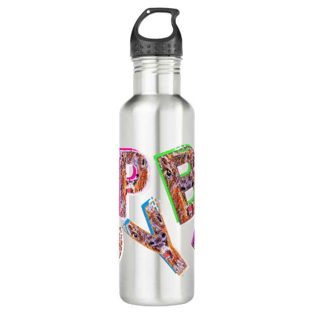 "HUH" CAPYBARA 710 ML WATER BOTTLE (Front)