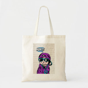 huh? cats questioning tote bag