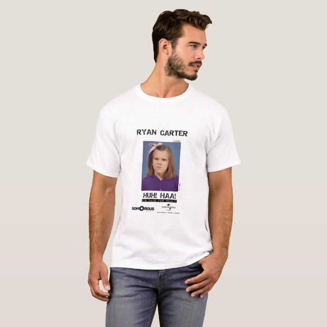 HUH! HAA! - Ryan Carter Promo Shirt - Men (Front Full)
