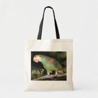 "Huh?" Parrot bag