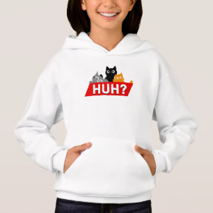 "Huh?" Silly Multicolor Cartoon Cats Meme