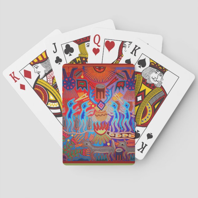 Huichol Ritual Playing Cards (Back)