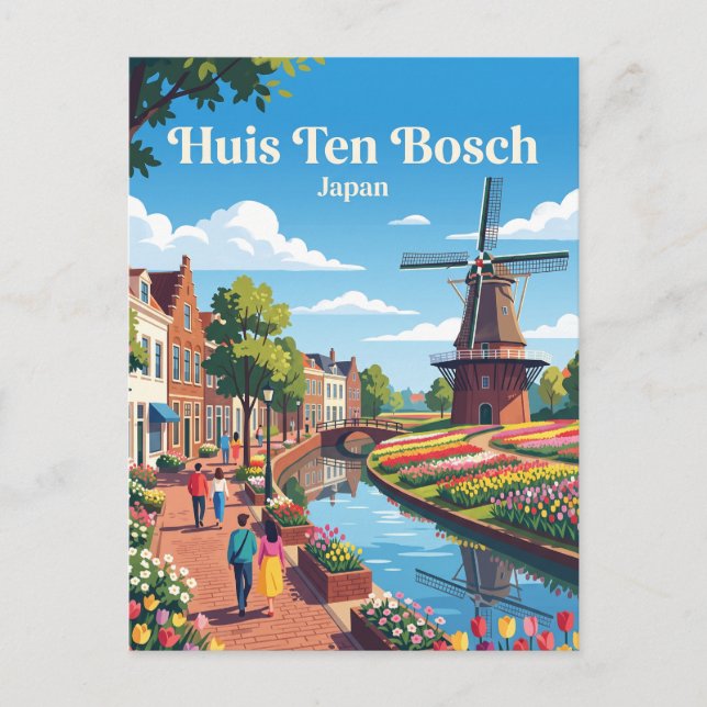 Huis Ten Bosch Japan Postcard (Front)