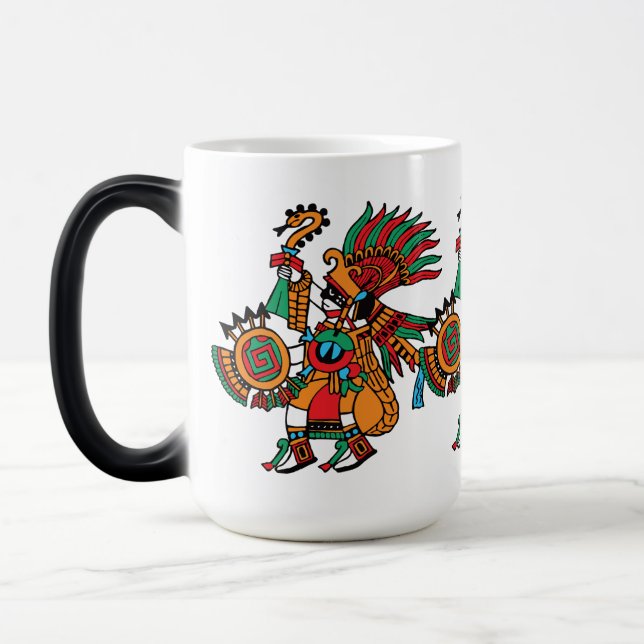 Huitzilopochtli - Hummingbird Of The South For War Magic Mug (Left)