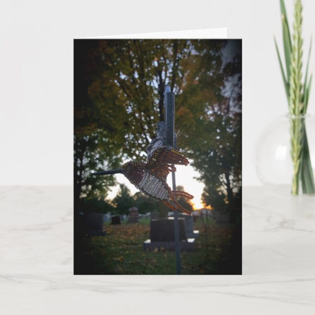 "Huitzilopochtli" Sympathy Card (Front)