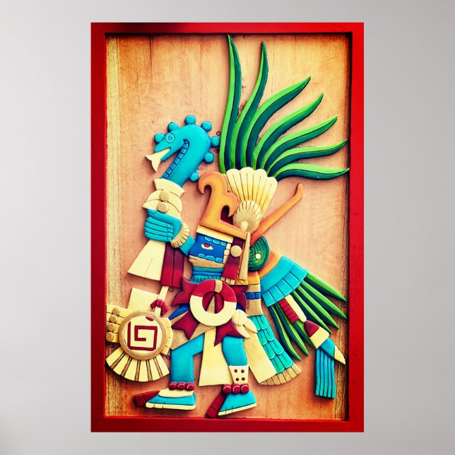 Huiztilopochtli Poster Mexica Culture (Front)