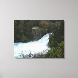 Huka Falls near Lake Taupo New Zealand Canvas Print