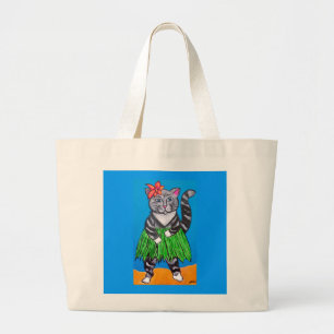 Hula Cat Beach bag