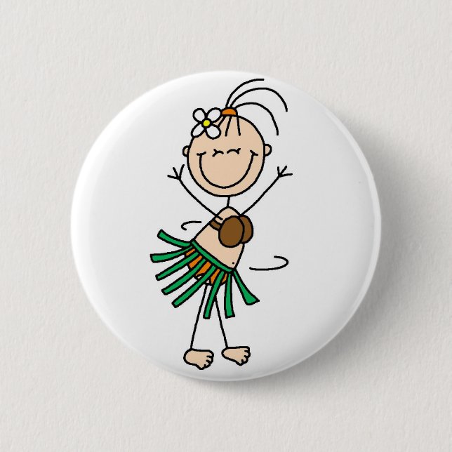 Hula Dancer Button (Front)