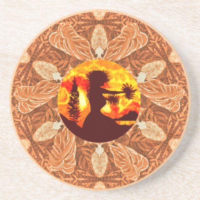 Hula Dancer  Coaster (Front)