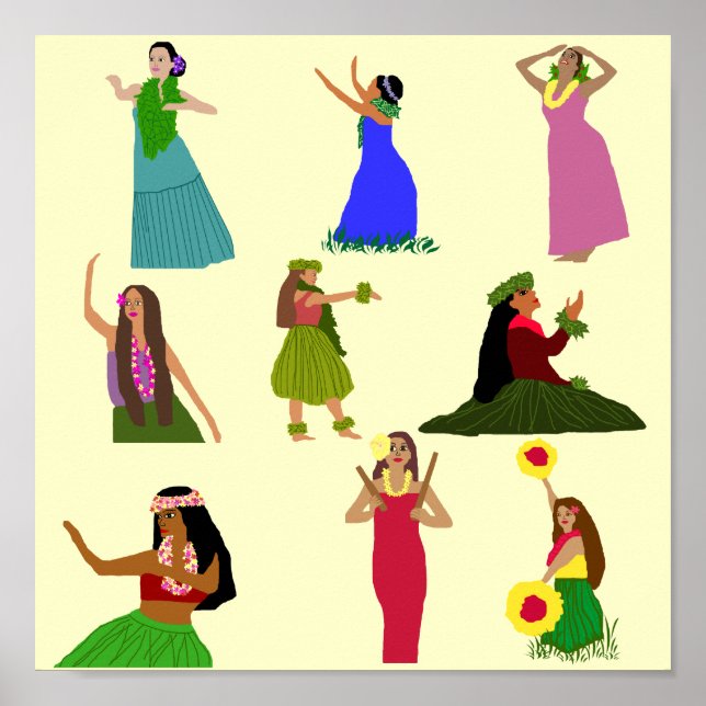 Hula Dancer poster (Front)