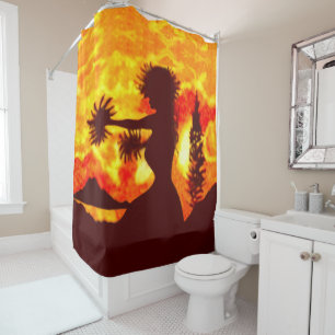 Hula Dancer Shower Curtain