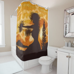 Hula Dancer Shower Curtain