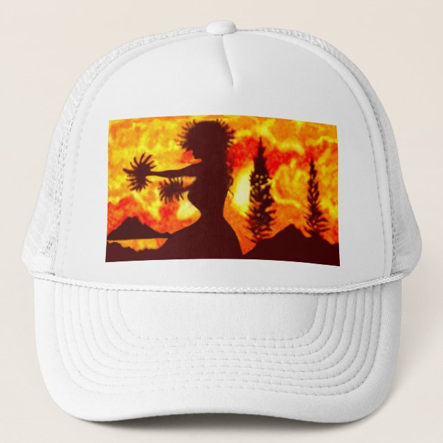 Hula Dancer  Trucker Hat (Front)