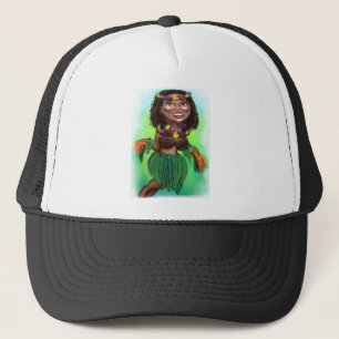 Hula Dancer Trucker Hat