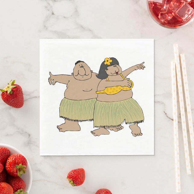 Hula Dancers Napkin (Creator Uploaded)
