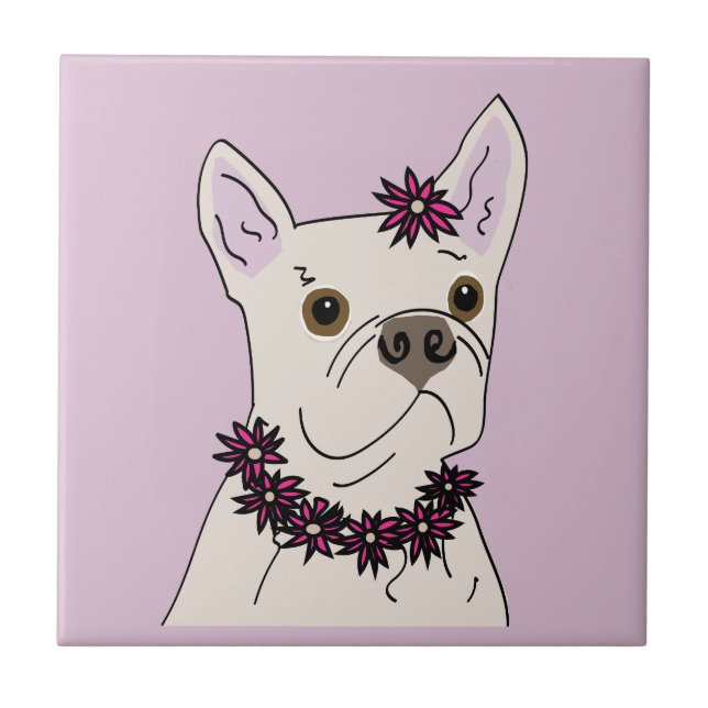 Hula dog tile (Front)