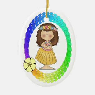 Hula Girl ornament