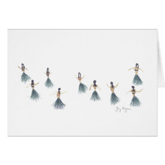 Hula Girls Cards